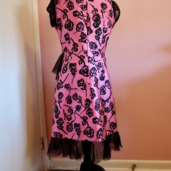 One of a Kind Peach Berserk party dress - Picture 3 of 9